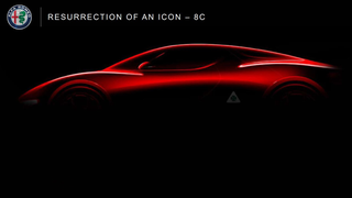 The Alfa Romeo 8C Might Come Back As A Mid-Engine Hybrid Supercar With 700 HP